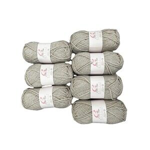 Ella Rae Almond Woolie Blend Lot Yarn Wool 25% Acrylic 75% Worsted Weight 700g